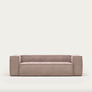 Blok Corduroy Sofa (Pink 3 Seater)