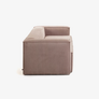 Blok Corduroy Sofa (Pink 3 Seater)