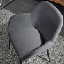 Konna Dining Chair (Dark Grey Fabric)