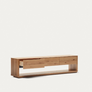 Alguema TV stand with 3 drawers in oak veneer