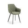 Amira Dining Chair (Green PU)
