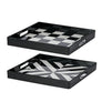 Geometric B&W Tray (Square) (As-Is)