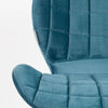Velvet Chair with comfort cushion support, suitable for Dining or Work. 