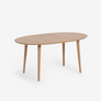 Oqui Oval Extendable Dining Table 120 (200) x 120 cm