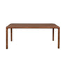 Walnut Rectangular MDF Wood Dining Table Singapore