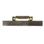 Brown Faux Shagreen Tray