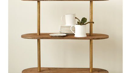 Eunice Three-tier Shelf, chic and stylish!