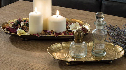 Gold decorative trays