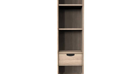 Practical bookshelf for display items and books.