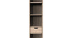 Practical bookshelf for display items and books.