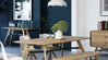Inconspicuous and yet attractive Flow dining table