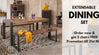 City Extendable Dining Set Promotion