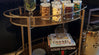 Serve your guests in style with our gorgeous Gold Bar Cart