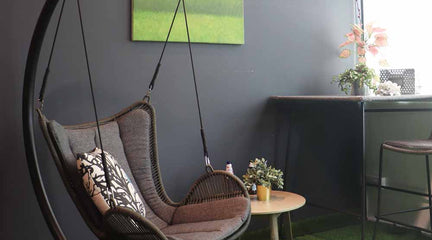 Unwind in style on King Hanging Pod Chair.