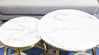 Khloe Rectangular Marble Side Table and Maya Marble Nested Coffee Table Review.