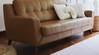 How to style a Beautiful Brown Leather Sofa