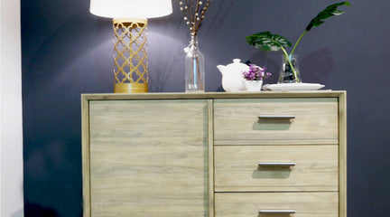 Seattle sideboard has a seamless understated design