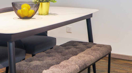 Juniper Stone Table with Tesa Bench