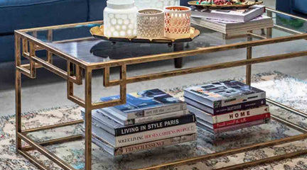 Add glamour and chic to your living room