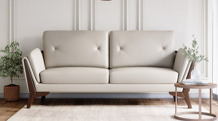 Shop sofas in Singapore: Yucatan Wood Accent Sofa
