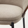 Eamy Stool Light Brown Chenille  77cm (AS-IS)