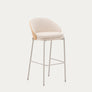 Eamy stool in Beige Chenille (AS-IS)