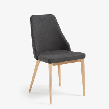 Rosie dark grey chair (AS-IS)