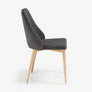 Rosie dark grey chair (AS-IS)