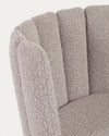 Aniela chair in grey bouclé  (AS-IS)