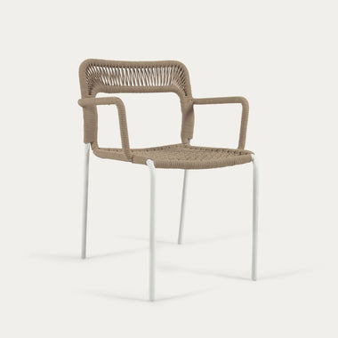 Cailin Stackable Chair in Beige Cord (AS-IS)