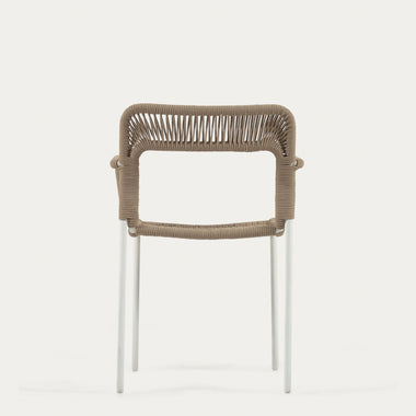 Cailin Stackable Chair in Beige Cord (AS-IS)