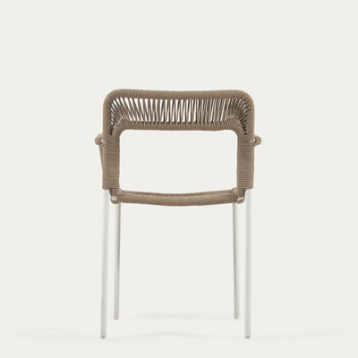 Cailin Stackable Chair in Beige Cord (AS-IS)