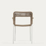 Cailin Stackable Chair in Beige Cord (AS-IS)