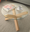 Lotus Glass Coffee Table