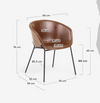 Yvette Chair Brown