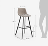 Alve Barstool (Beige)