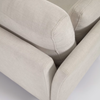 Gilma 2 Seater Sofa (Beige w/ Natural Wood Legs)