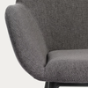 Konna Dining Chair (Dark Grey Fabric)