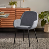 Konna Dining Chair (Dark Grey Fabric)