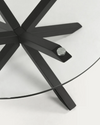 Argo Round Glass Table