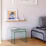 Burano Nest of 2 Glass Tables