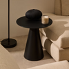 Wilshire Tempered Glass and Metal Side Table