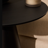 Wilshire Tempered Glass and Metal Side Table