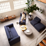 Neom 2 Seater Modular Sofa in Blue