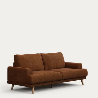 Karin 2 Seater Sofa Dark Orange