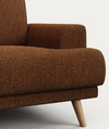 Karin 2 Seater Sofa Dark Orange