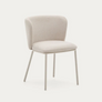 Ciselia Chair in Beige Chenille