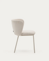 Ciselia Chair in Beige Chenille