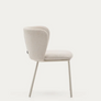 Ciselia Chair in Beige Chenille