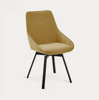 Jenna Mustard Swivel Chair
